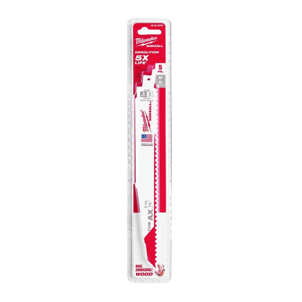 Sabljaste testerice za Drvo / Drvo sa ekserima: The AX™ Demolition blades