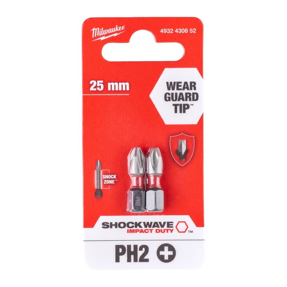 Udarni bitovi PH SHOCKWAVE ojačani 1/4″