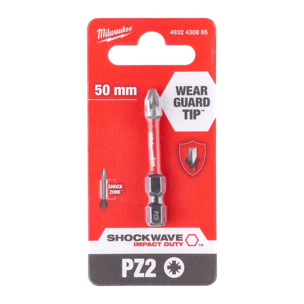 Udarni bitovi PZ SHOCKWAVE ojačani 1/4″
