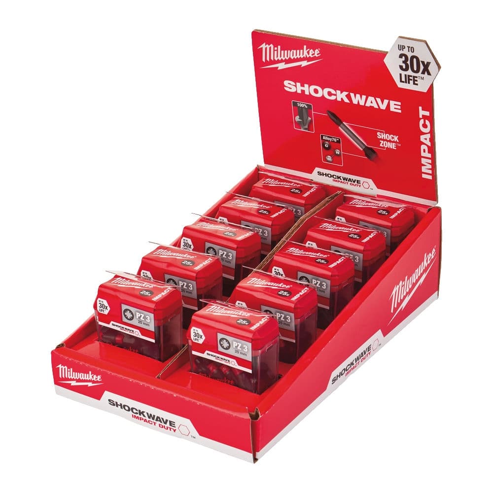 Udarni bitovi PZ SHOCKWAVE ojačani 1/4″