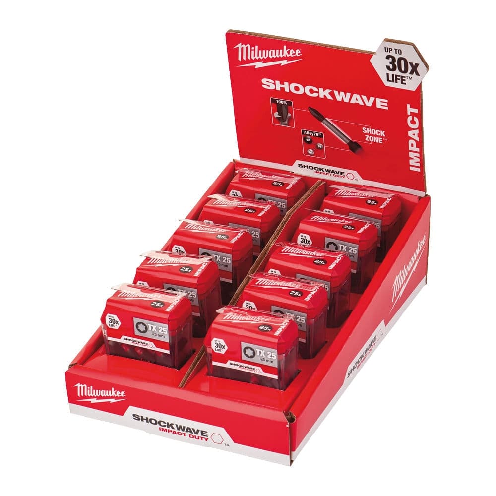 Udarni bitsevi TX SHOCKWAVE ojačani 1/4″