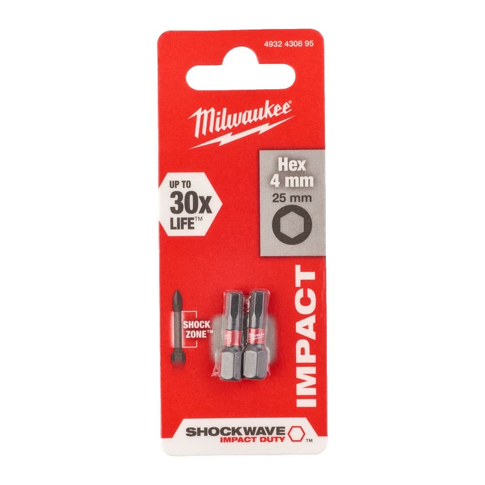 Udarni bitsevi HEX SHOCKWAVE ojačani 1/4″