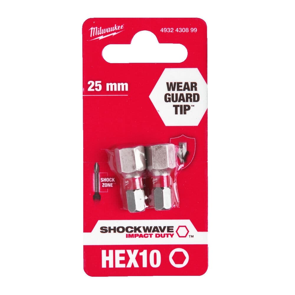 Udarni bitsevi HEX SHOCKWAVE ojačani 1/4″