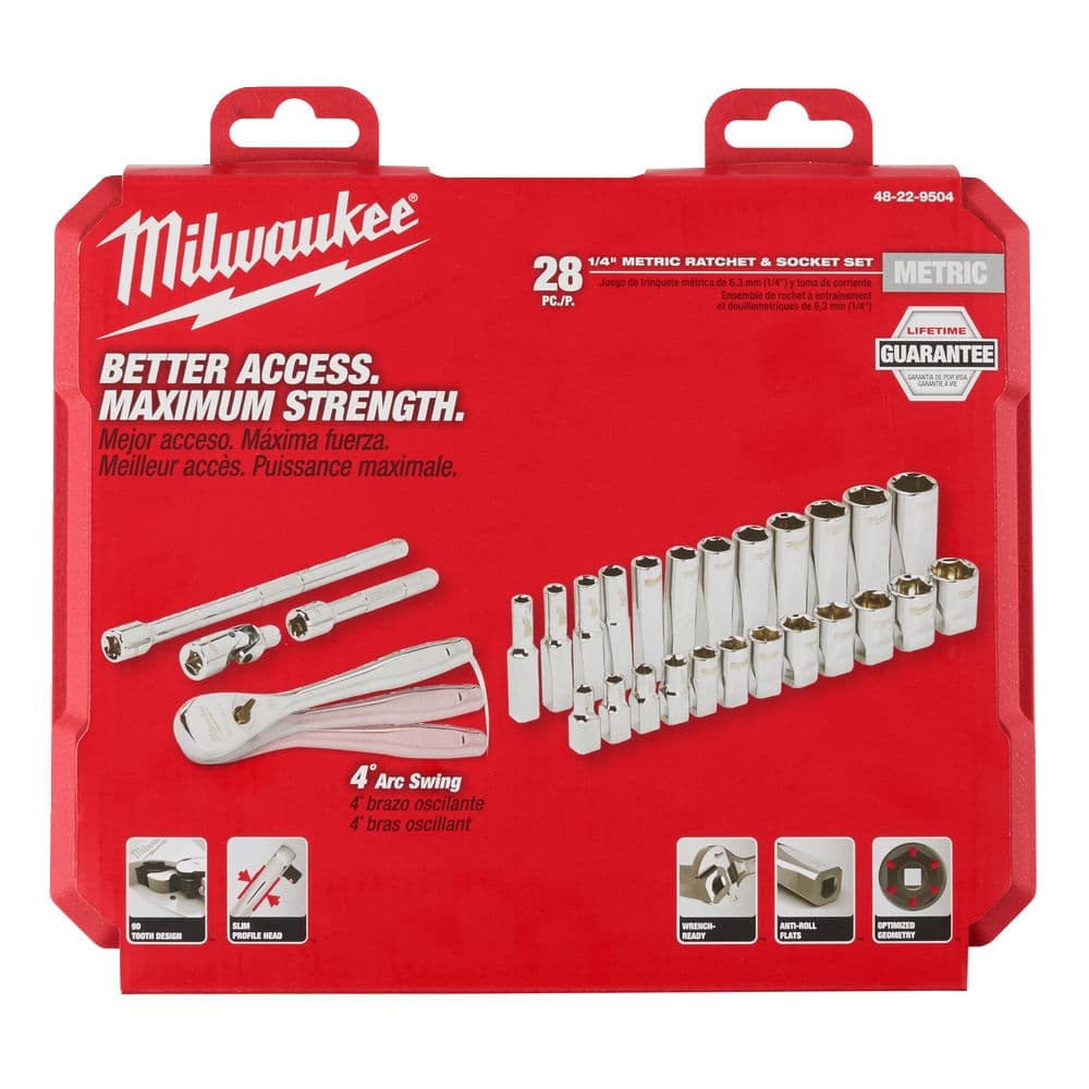 Nasadni ključevi 1/4” set 28/1
