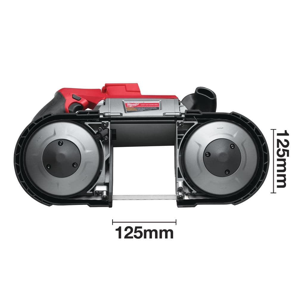 Aku. tračna testera 18V – M18CBS125-502C