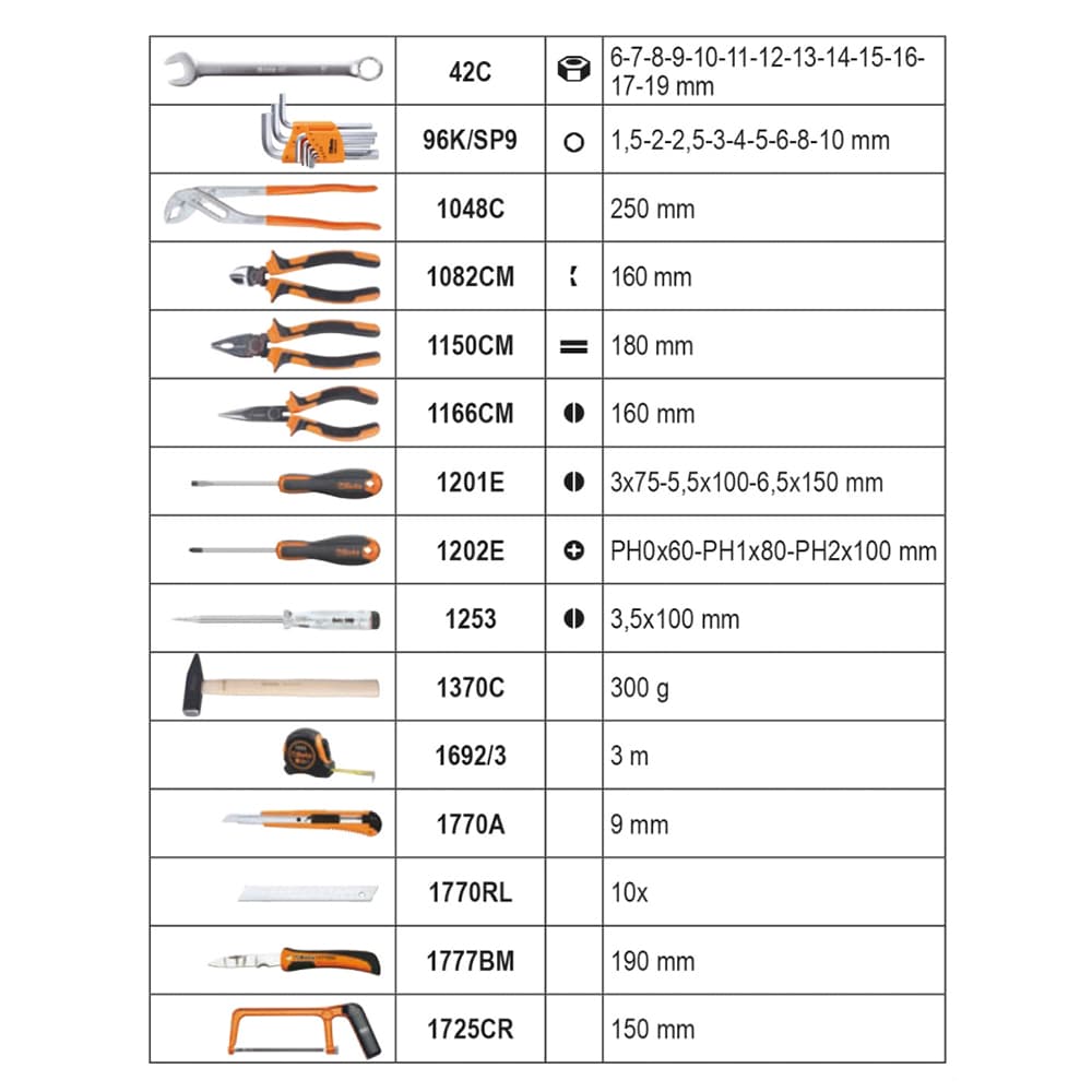 Set alata od 100 delova u aluminijumskom koferu