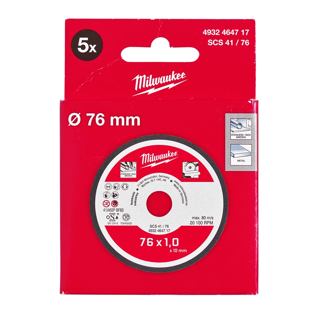 Rezni disk 76x1mm set 5/1