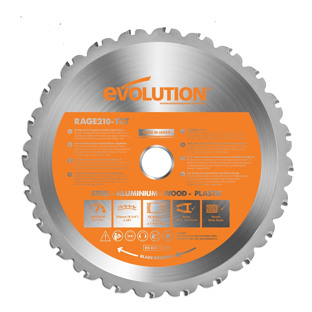 List testere 210mm univerzalni EVO210-MULTI