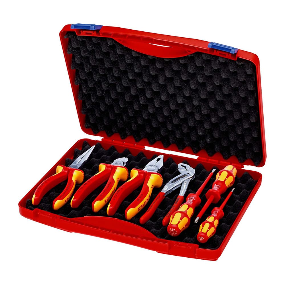 KNIPEX Komplet od 7 alata za elektromontažu u koferu ‘RED’