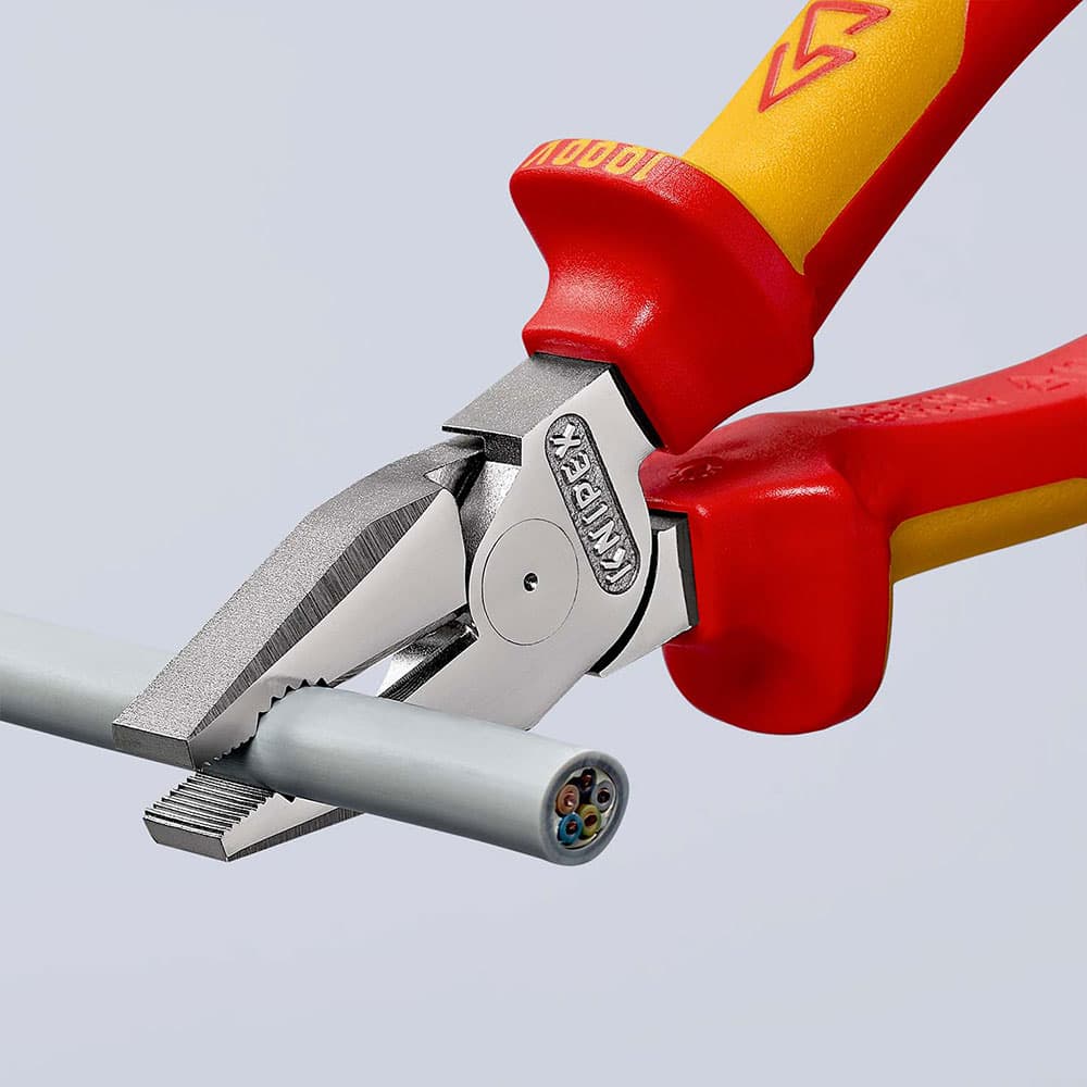 KNIPEX Kombinovana klešta izolovana 1000V VDE 180mm blister pakovanje – 02 06 180 SB