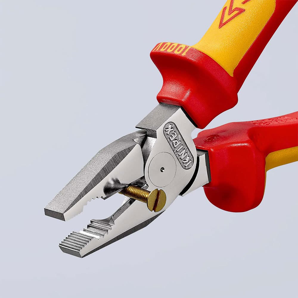 KNIPEX Kombinovana klešta izolovana 1000V VDE 180mm blister pakovanje – 02 06 180 SB