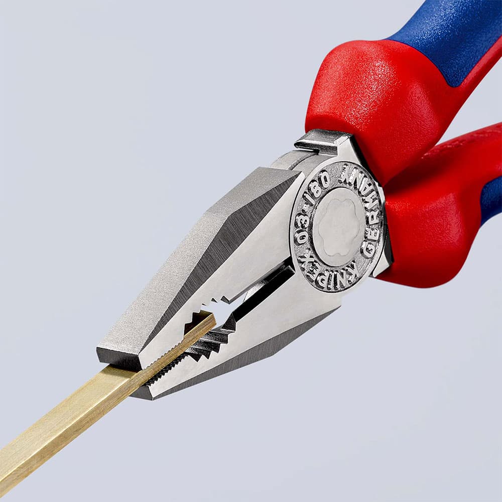 KNIPEX Kombinovana klešta hromirana 180mm blister pakovanje – 03 05 180 SB