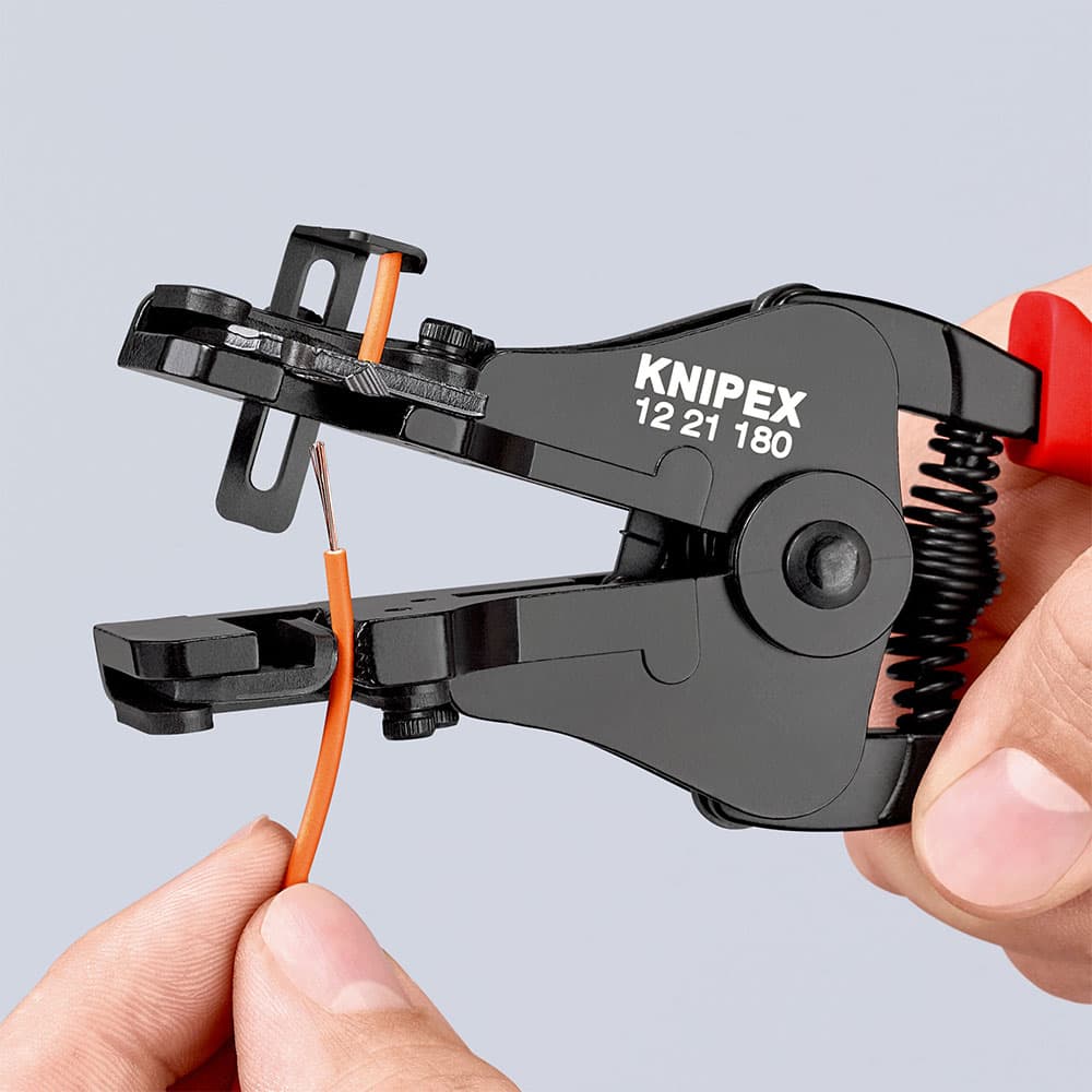 KNIPEX Klešta za skidanje izolacije s profilnim noževima 0.5-6mm² – 12 21 180