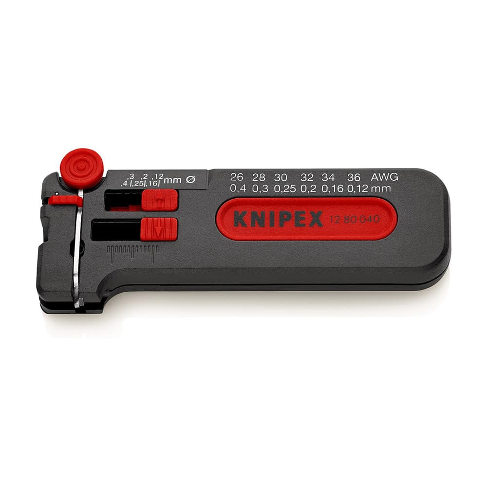 KNIPEX Mini skidač izolacije Ø 0.12-0.4mm – 12 80 040 SB