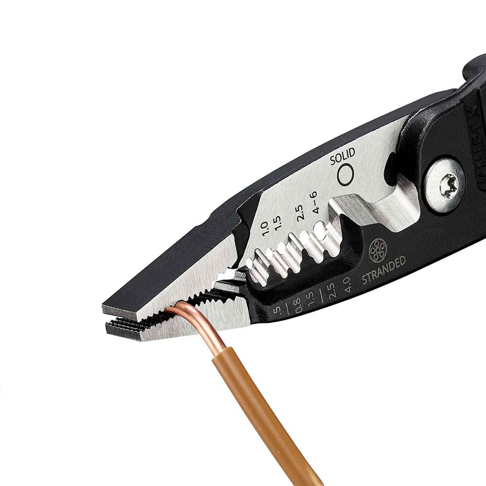 KNIPEX Kombinovana električarska klešta za skidanje izolacije 200mm – 13 71 200 ME