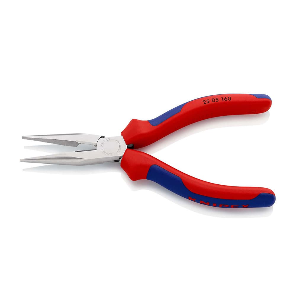 KNIPEX Klešta špic prava sa bočnim sečenjem hromirana 160mm blister pakovanje – 25 05 160 SB