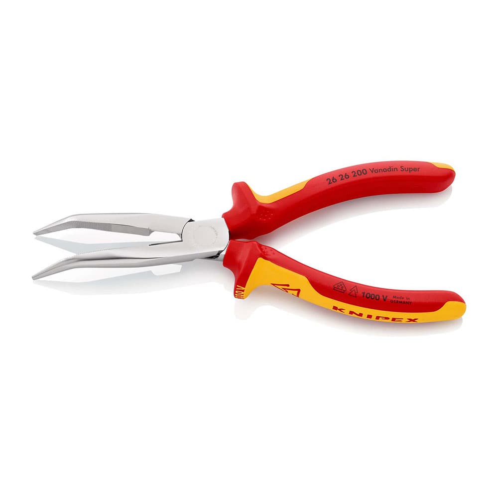 KNIPEX Klešta špic kriva 1000V VDE 200mm blister pakovanje – 26 26 200 SB