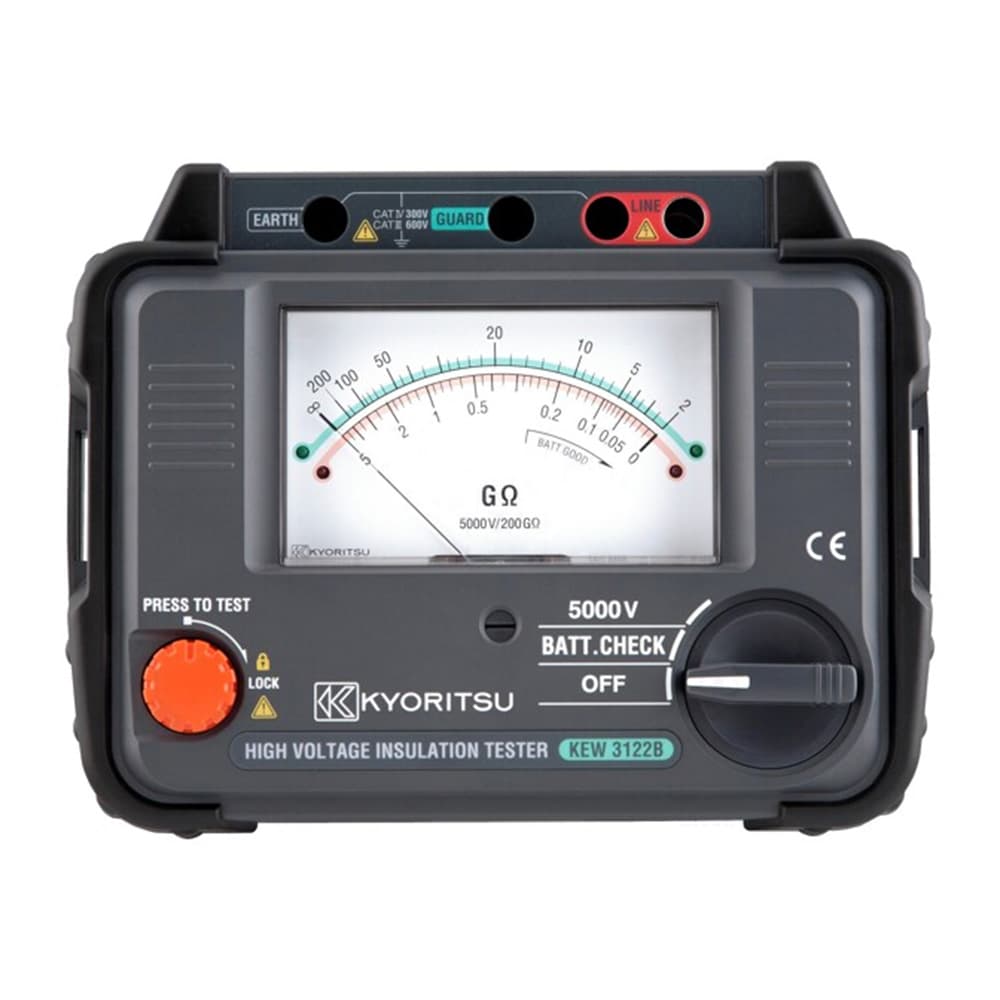 Analogni visokonaponski tester izolacije – KEW 3122B