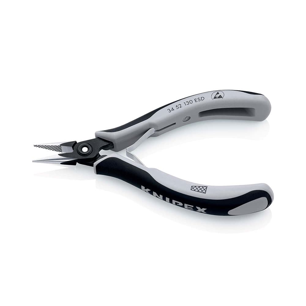 KNIPEX Precizna klešta za hvatanje za elektroniku ESD 130mm – 34 52 130 ESD