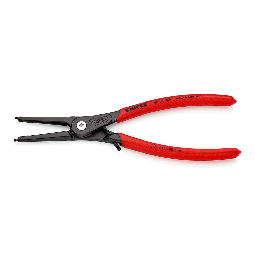 KNIPEX Precizna klešta za spoljašnje sigurnosne prstenove sa graničnikom 225mm – 49 31 A3