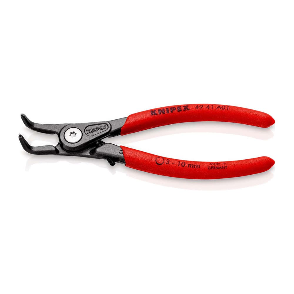 KNIPEX Precizna kriva klešta za spoljašnje sigurnosne prstenove sa graničnikom 130mm – 49 41 A01