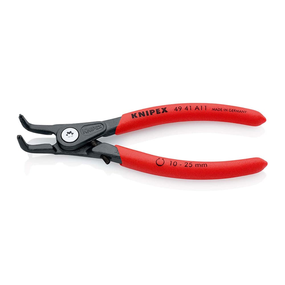 KNIPEX Precizna kriva klešta za spoljašnje sigurnosne prstenove sa graničnikom 130mm – 49 41 A11