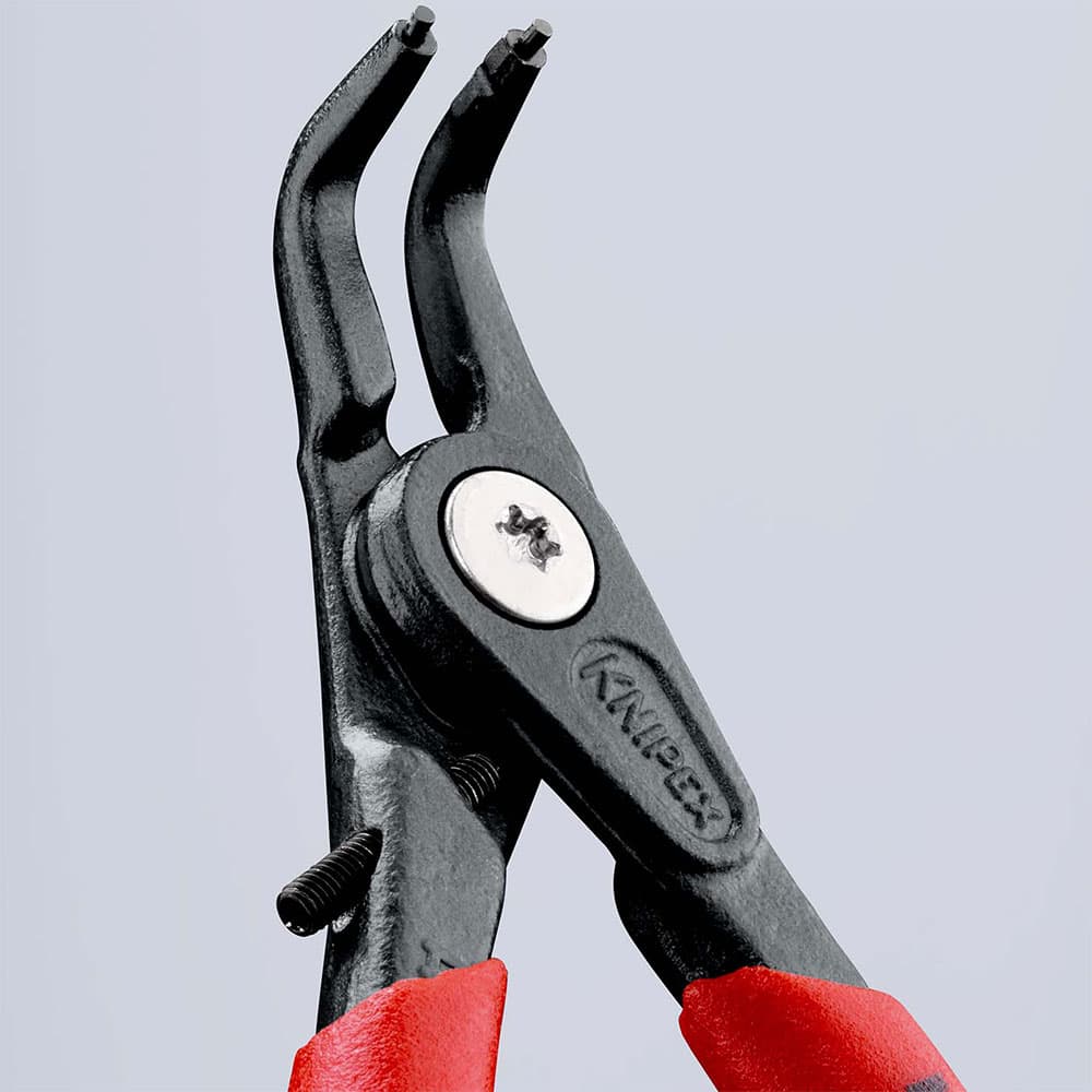 KNIPEX Precizna kriva klešta za spoljašnje sigurnosne prstenove sa graničnikom 130mm – 49 41 A11