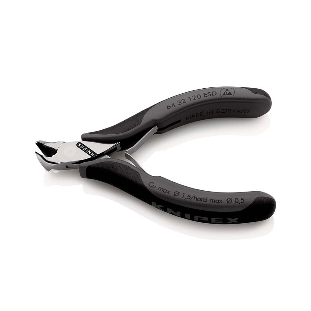KNIPEX Klešta za čeono sečenje za elektroniku ESD 120mm – 64 32 120 ESD