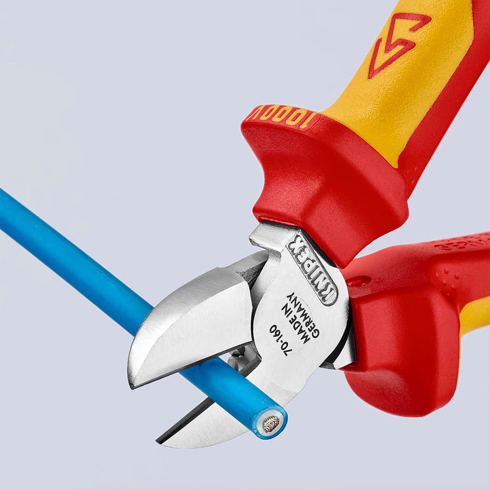 KNIPEX Kose sečice izolovane 1000V VDE 160mm sa mogućnošću kačenja – 70 06 160 T