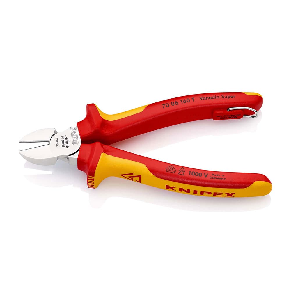 KNIPEX Kose sečice izolovane 1000V VDE 160mm sa mogućnošću kačenja – 70 06 160 T