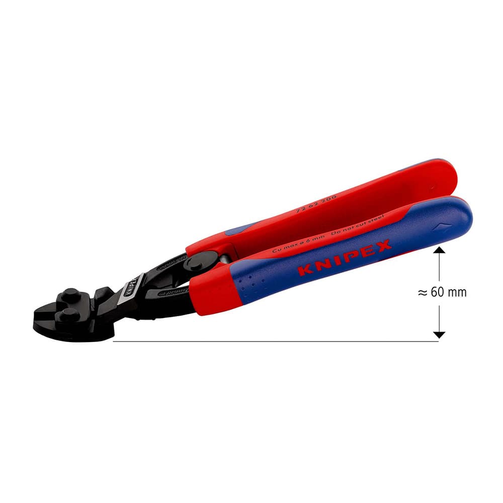 KNIPEX Snažne savijene sečice za meke metale i plastiku 200mm – 72 62 200