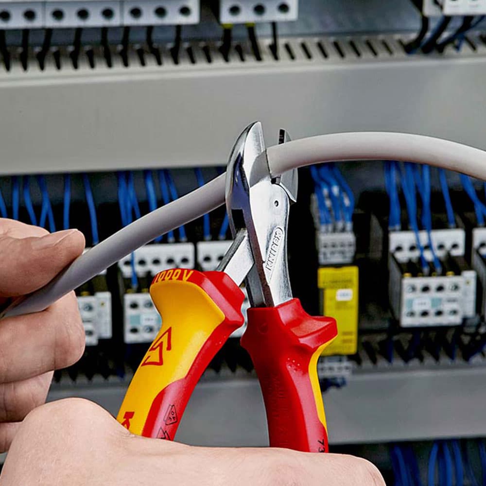 KNIPEX Kompaktne kose sečice X-Cut® 1000V VDE 160mm blister pakovanje – 73 06 160 SB