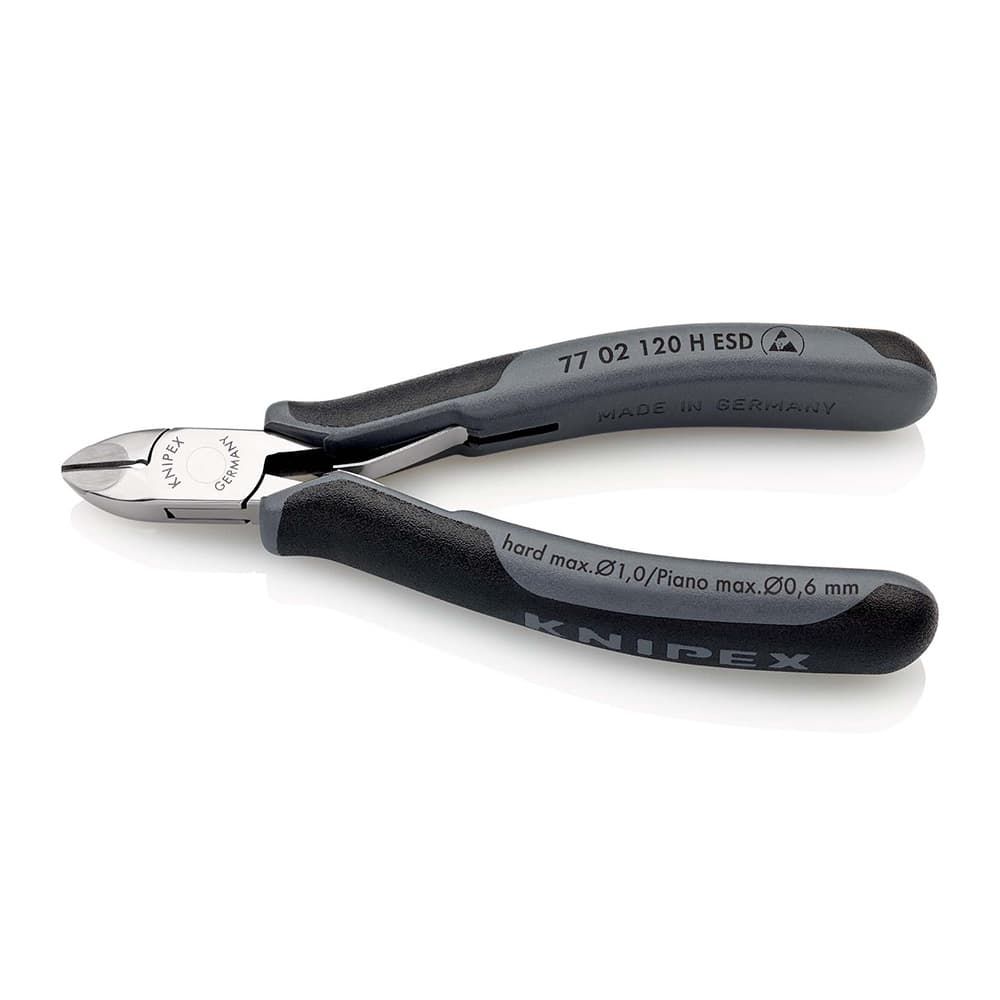 KNIPEX Kose sečice za elektroniku s umetnutom oštricom od tvrdog metala ESD 120mm – 77 02 120 H ESD
