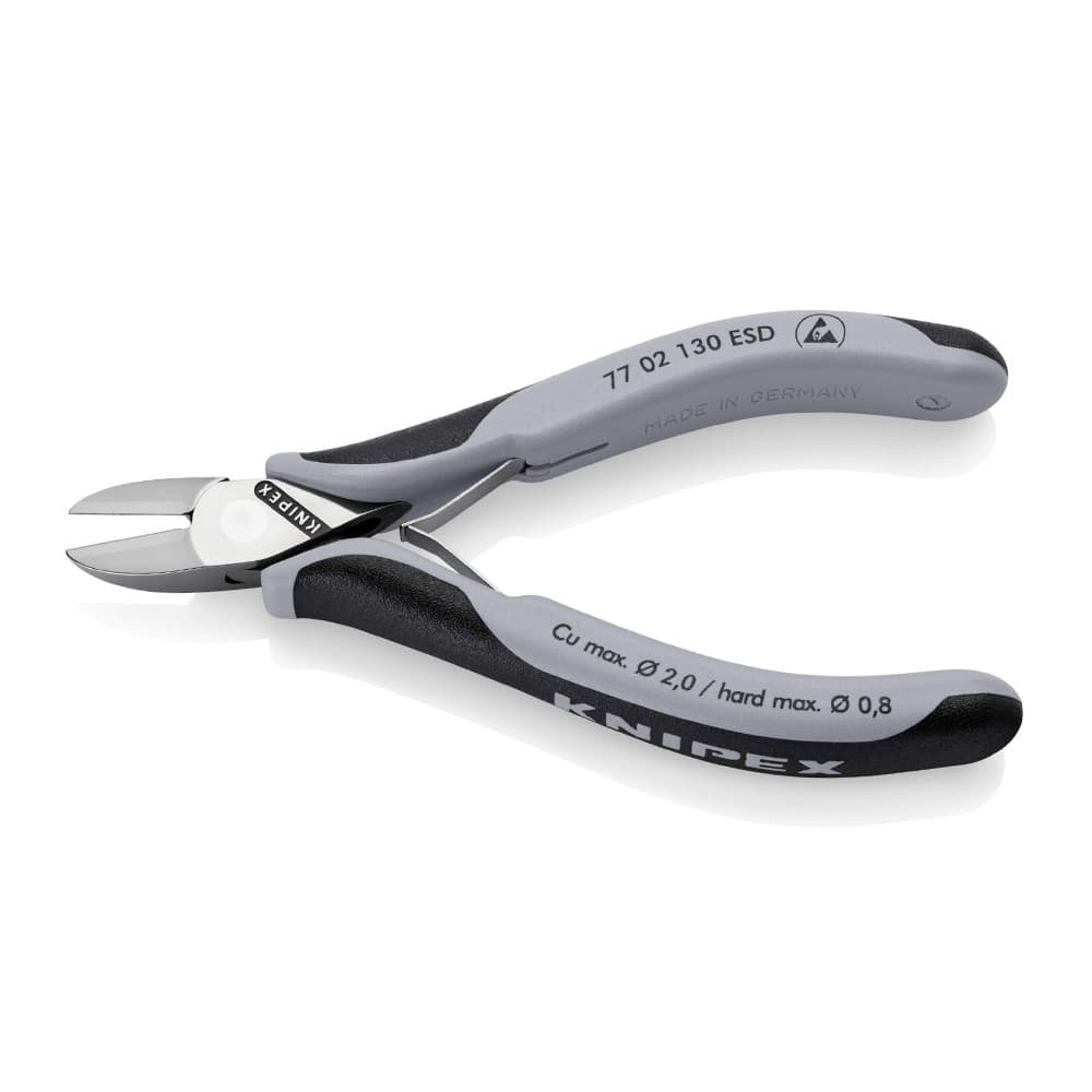 KNIPEX Kose sečice za elektroniku ESD 130mm – 77 02 130 ESD