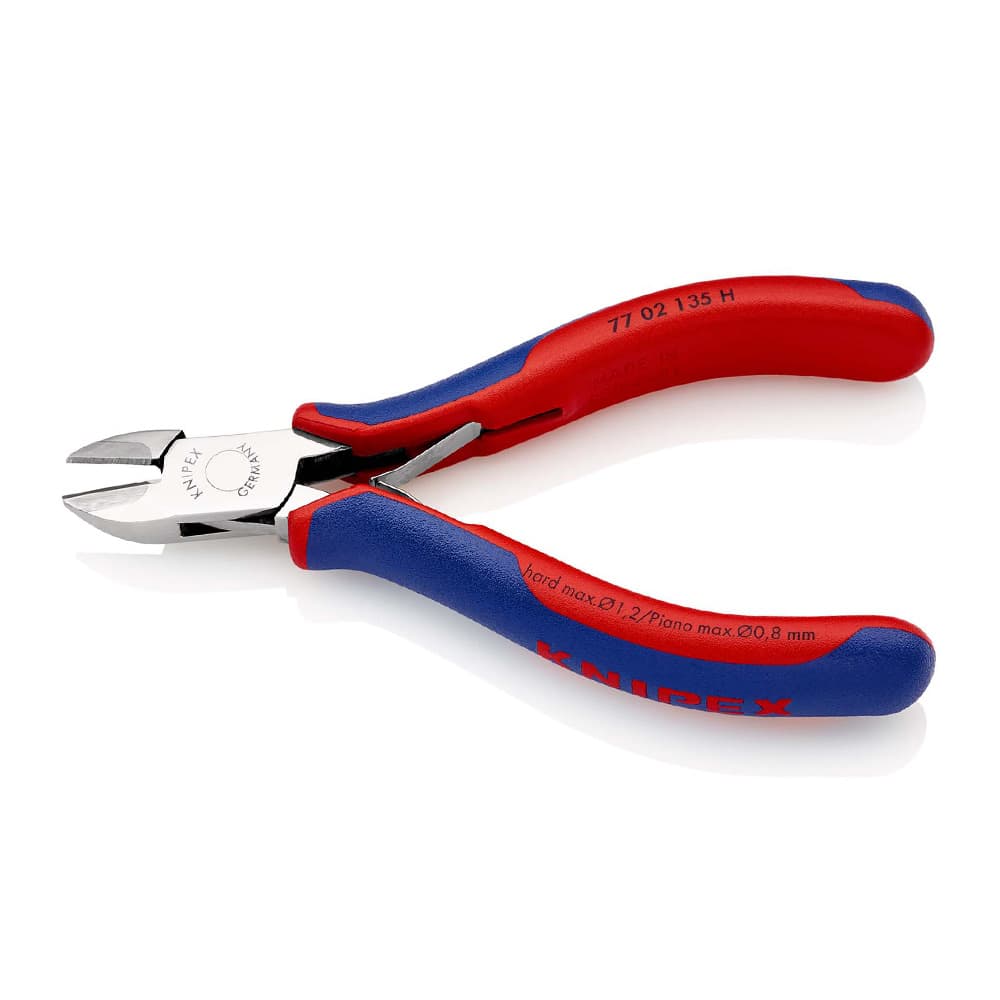 KNIPEX Kose sečice za elektroniku s umetnutom oštricom od tvrdog metala 135mm – 77 02 135 H