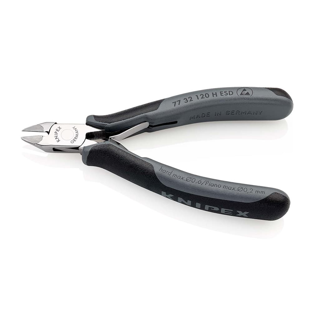 KNIPEX Kose sečice za elektroniku s umetnutom oštricom od tvrdog metala ESD 120mm – 77 32 120 H ESD