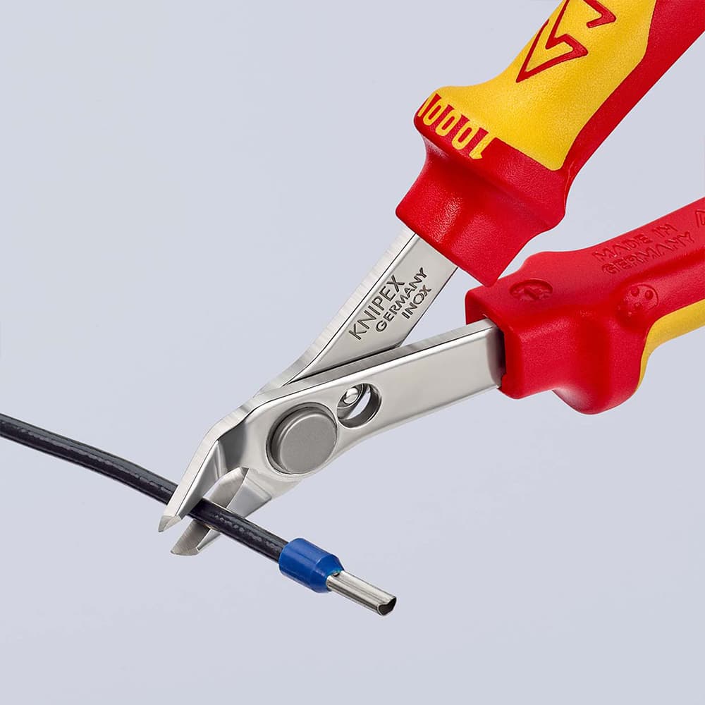 KNIPEX Super Knips® sečice elektroničarske 1000V VDE 125mm blister pakovanje – 78 06 125 SB