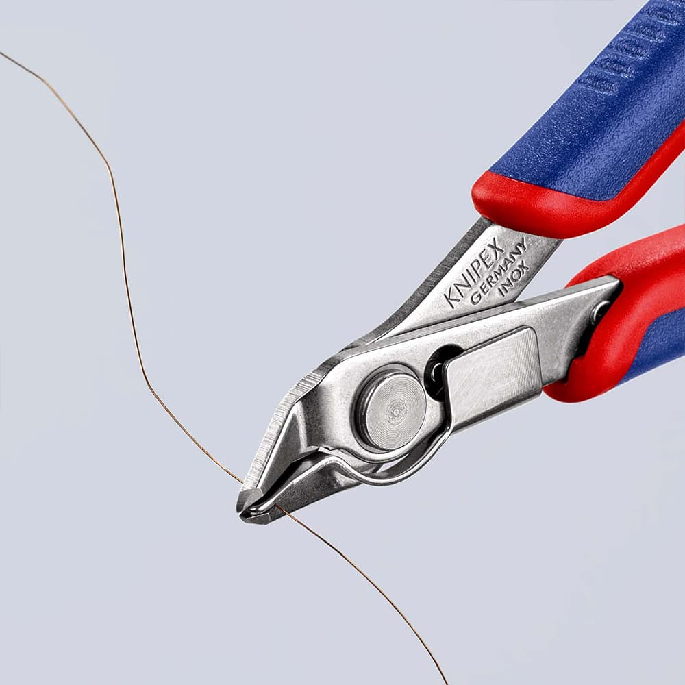 KNIPEX Super Knips® sečice elektroničarske sa stezaljkom 125mm blister pakovanje – 78 13 125 SB