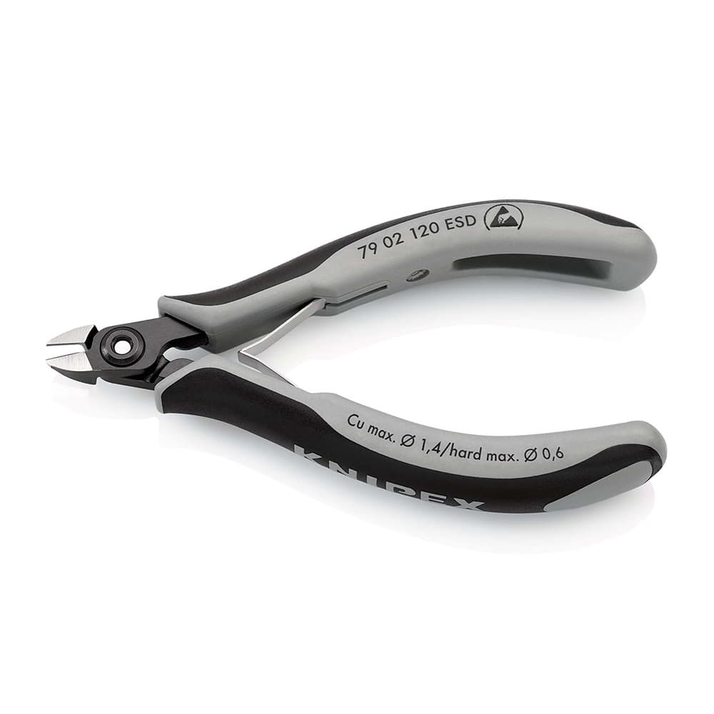 KNIPEX Precizne kose sečice za elektroniku ESD 120mm – 79 02 120 ESD