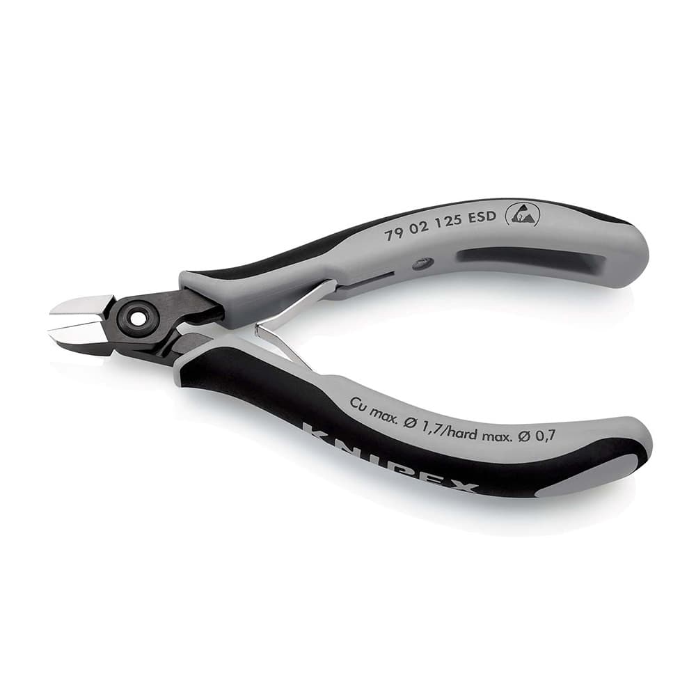 KNIPEX Precizne kose sečice za elektroniku ESD 125mm – 79 02 125 ESD