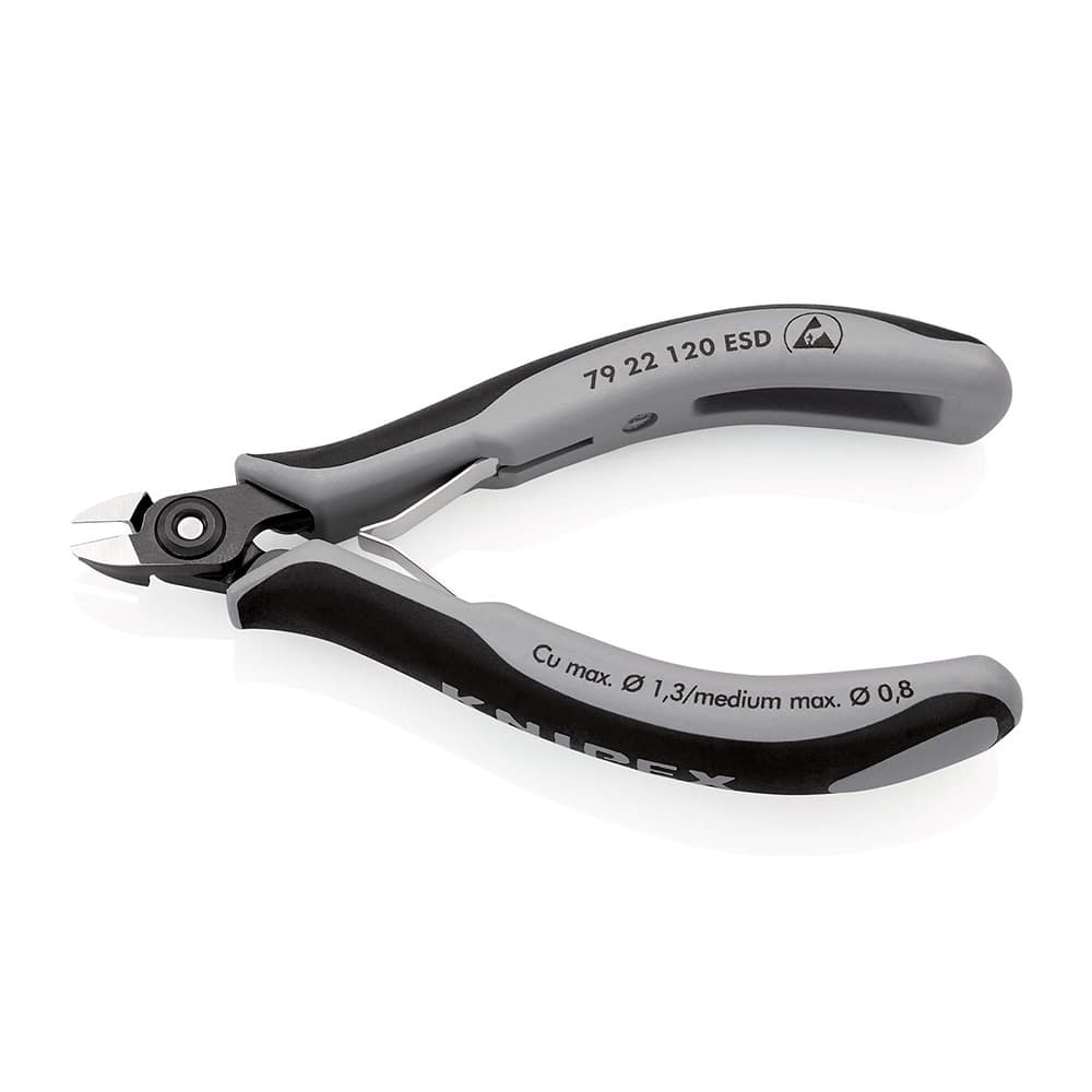 KNIPEX Precizne kose sečice za elektroniku ESD 120mm – 79 22 120 ESD