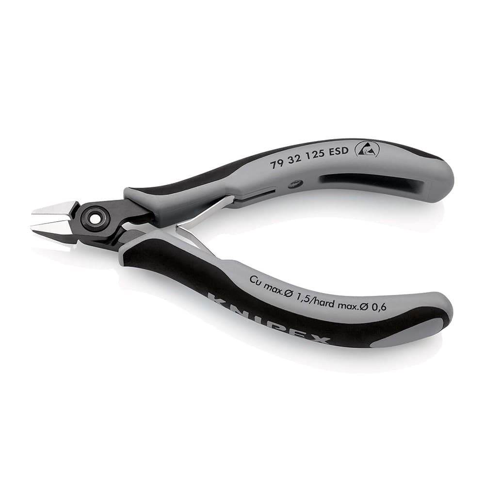 KNIPEX Precizne kose sečice za elektroniku ESD 125mm – 79 32 125 ESD