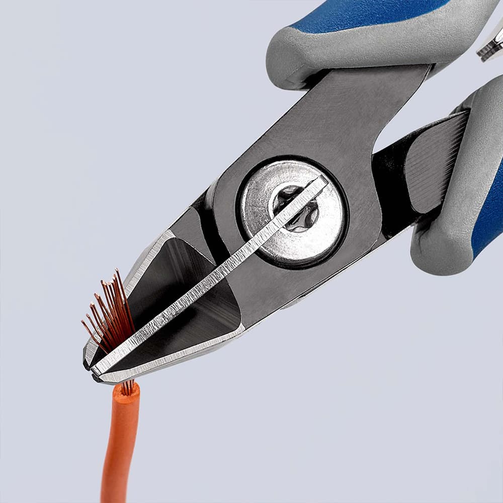 KNIPEX Precizne kose sečice za elektroniku sa stezaljkom 125mm – 79 52 125