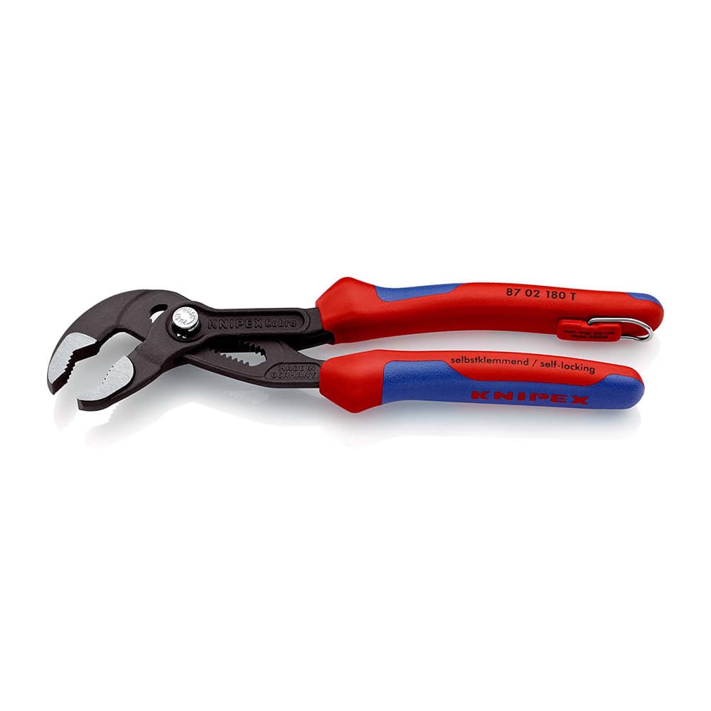 KNIPEX Papagaj – cevna klešta Cobra® 180mm mogućnost kačenja – 87 02 180 T