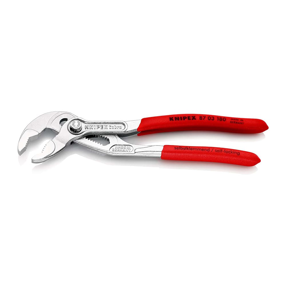 KNIPEX Papagaj – cevna klešta Cobra® 1 1/2″ 180mm – 87 03 180