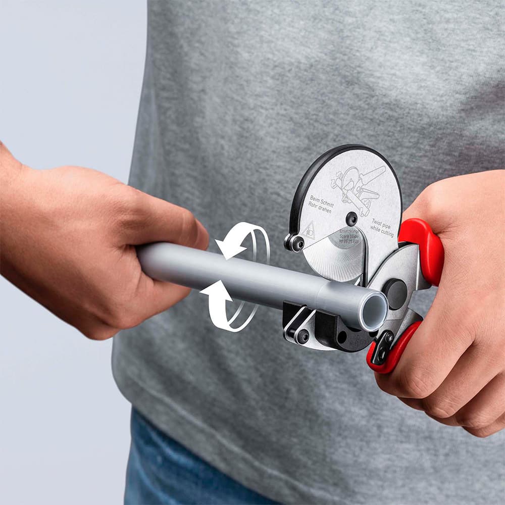 KNIPEX Rezač cevi za kompozitne i plastične cevi – 90 25 25