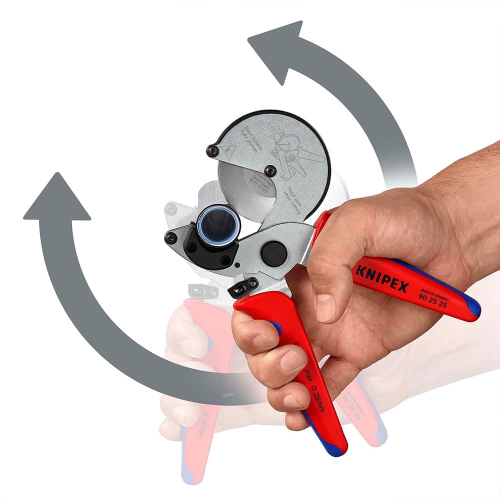 KNIPEX Rezač cevi za kompozitne i plastične cevi – 90 25 25