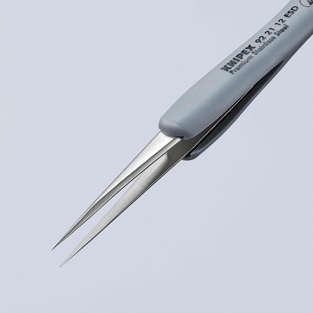 KNIPEX ESD precizna pinceta sa gumiranim ručkama – 92 21 12 ESD