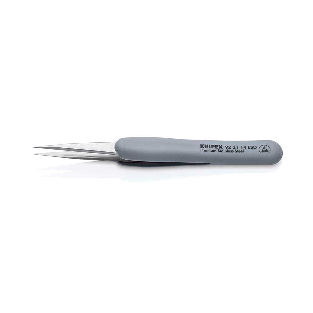 KNIPEX ESD precizna pinceta sa gumiranim ručkama – 92 21 14 ESD