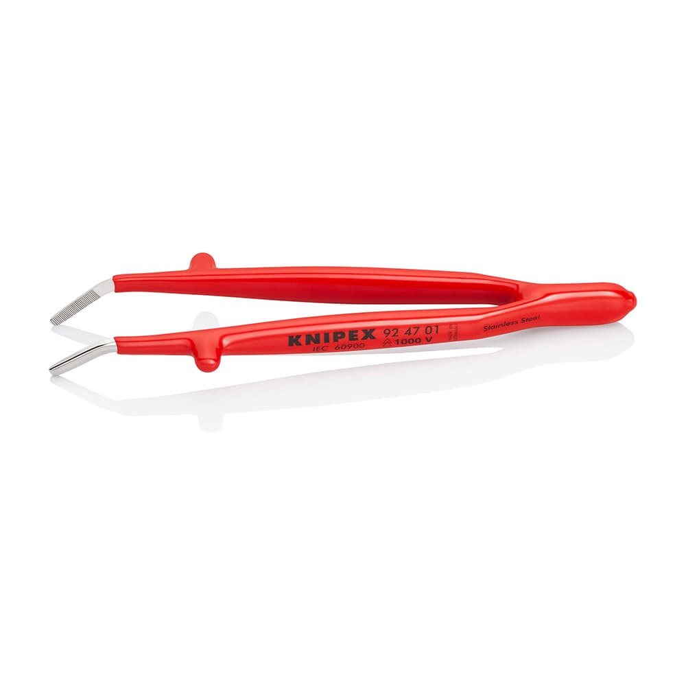 KNIPEX Univerzalna pinceta izolovana zakrivljena 142mm – 92 47 01